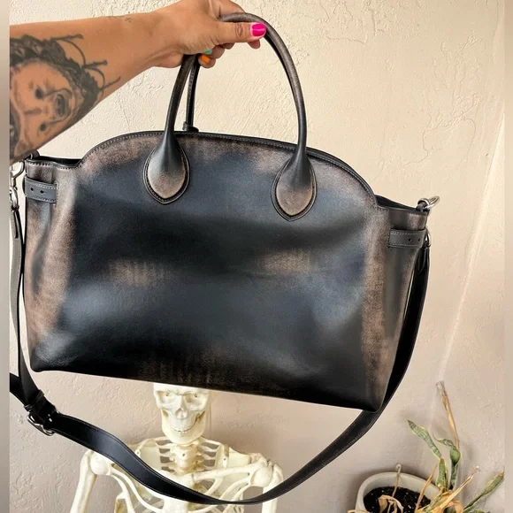 Coach Soft Empire Carryall Bag 40 In Loved Leather - Picture 11 of 11